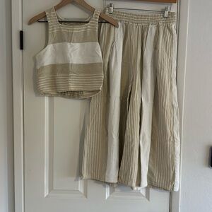 Ace & Jig crop top and crop pants.